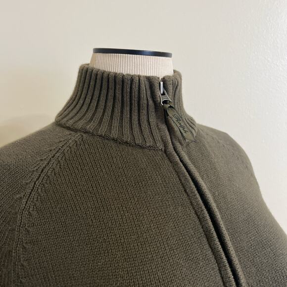 Ralph Lauren Knit Sweater 100% Cotton Full-zip Cardigan Sz M - Picture 2 of 6